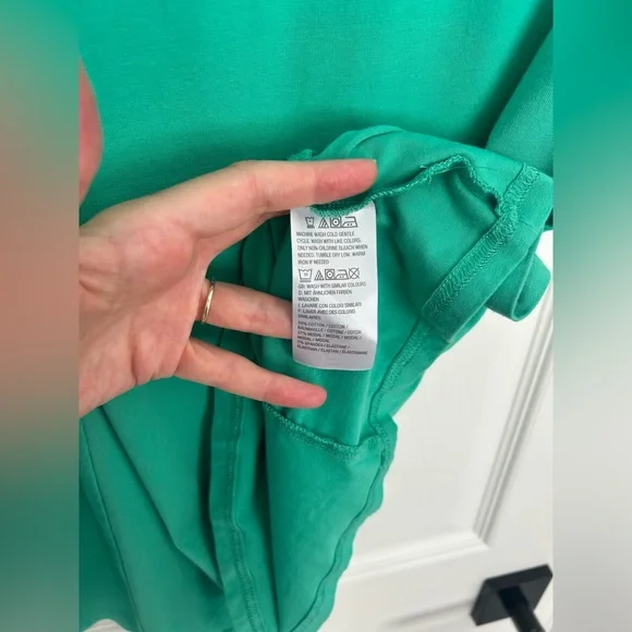 Isaac Mizrahi Live Women's Green Short Sleeve Top size M - Picture 4 of 4